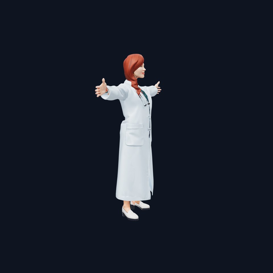 Professional Doctor Character model pack